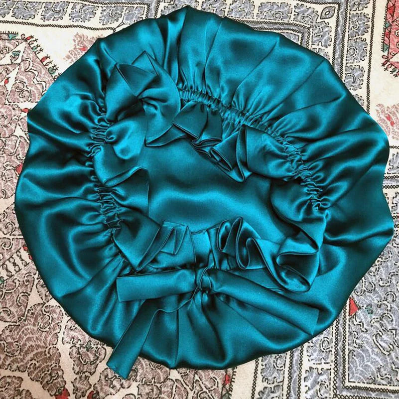 100% Silk Bonnet - Double Layered